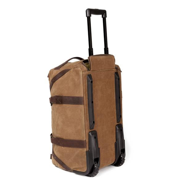 Campaign Waxed Canvas Rolling Carry-on Duffle 