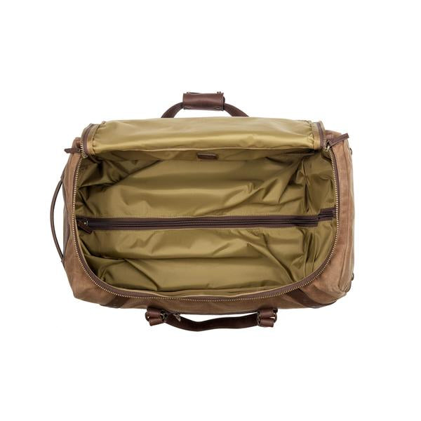 Campaign Waxed Canvas Rolling Carry-on Duffle 