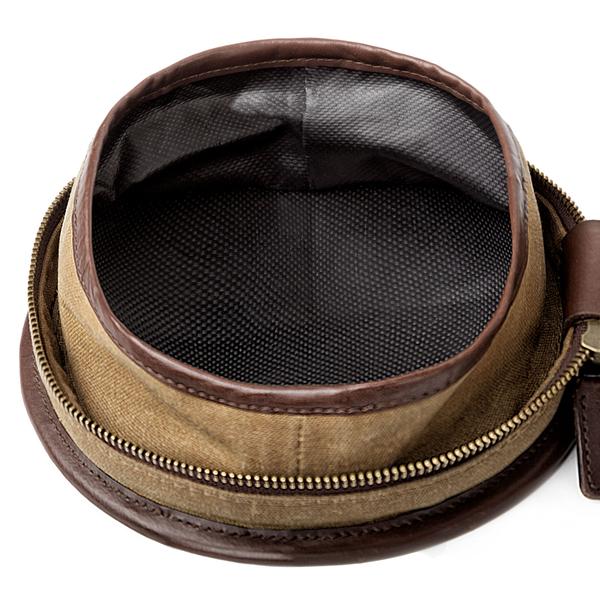 Campaign Waxed Canvas Dog Bowl 