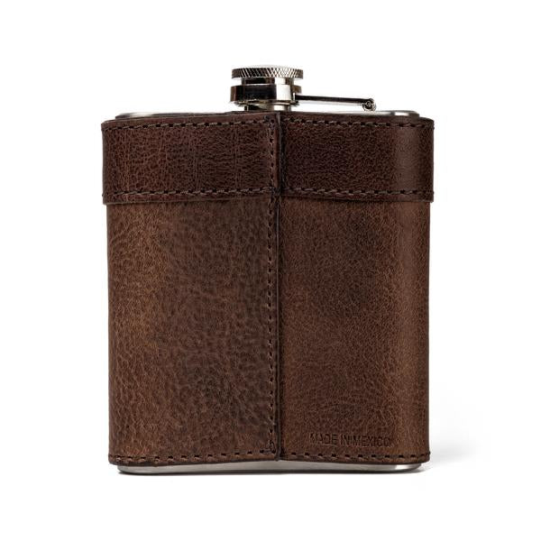 Campaign Leather Flask