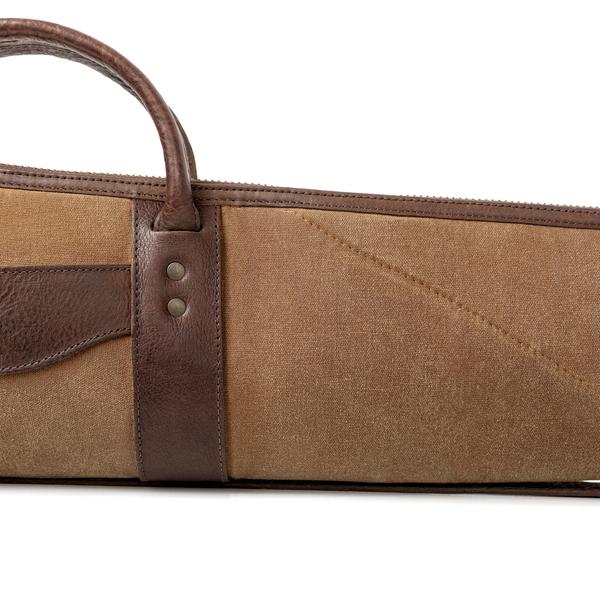 White Wing Waxed Canvas Shotgun Case