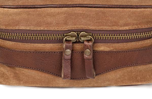 Campaign Waxed Canvas Square Shave Kit 