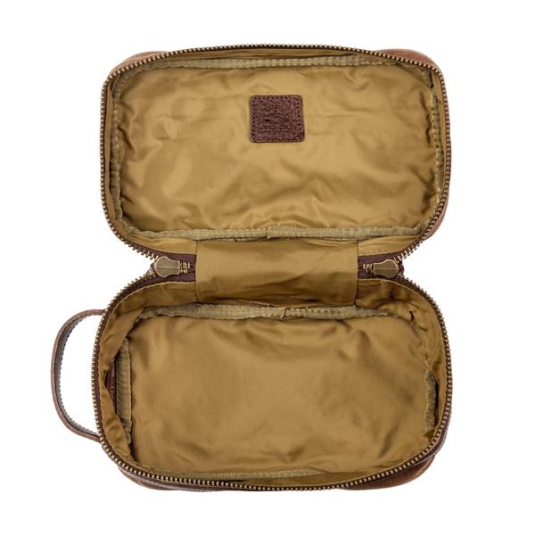 Campaign Waxed Canvas Square Shave Kit 