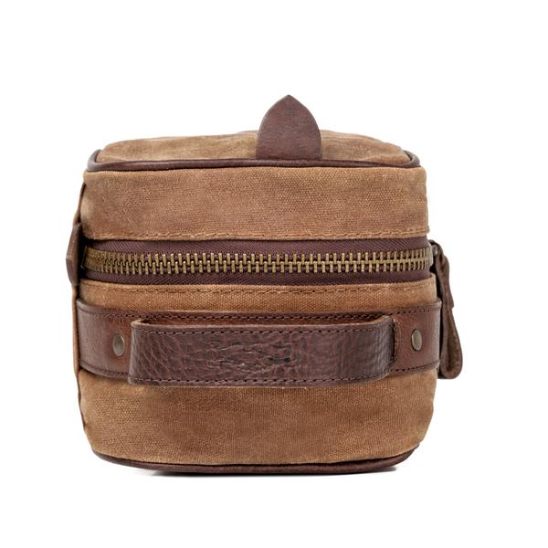 Campaign Waxed Canvas Square Shave Kit 