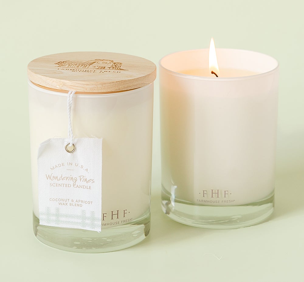 Wandering Pines Candle with Wooden Lid