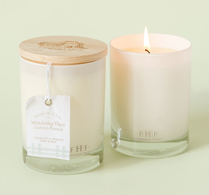 Wandering Pines Candle with Wooden Lid
