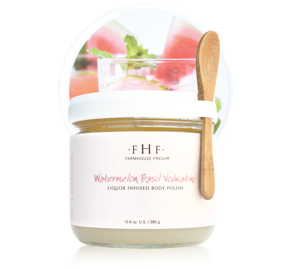 Watermelon Basil Vodkatini® Liquor Infused Body Polish