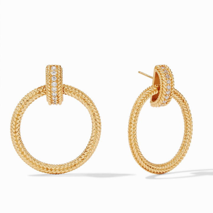 Windsor Pavé Doorknocker Earring