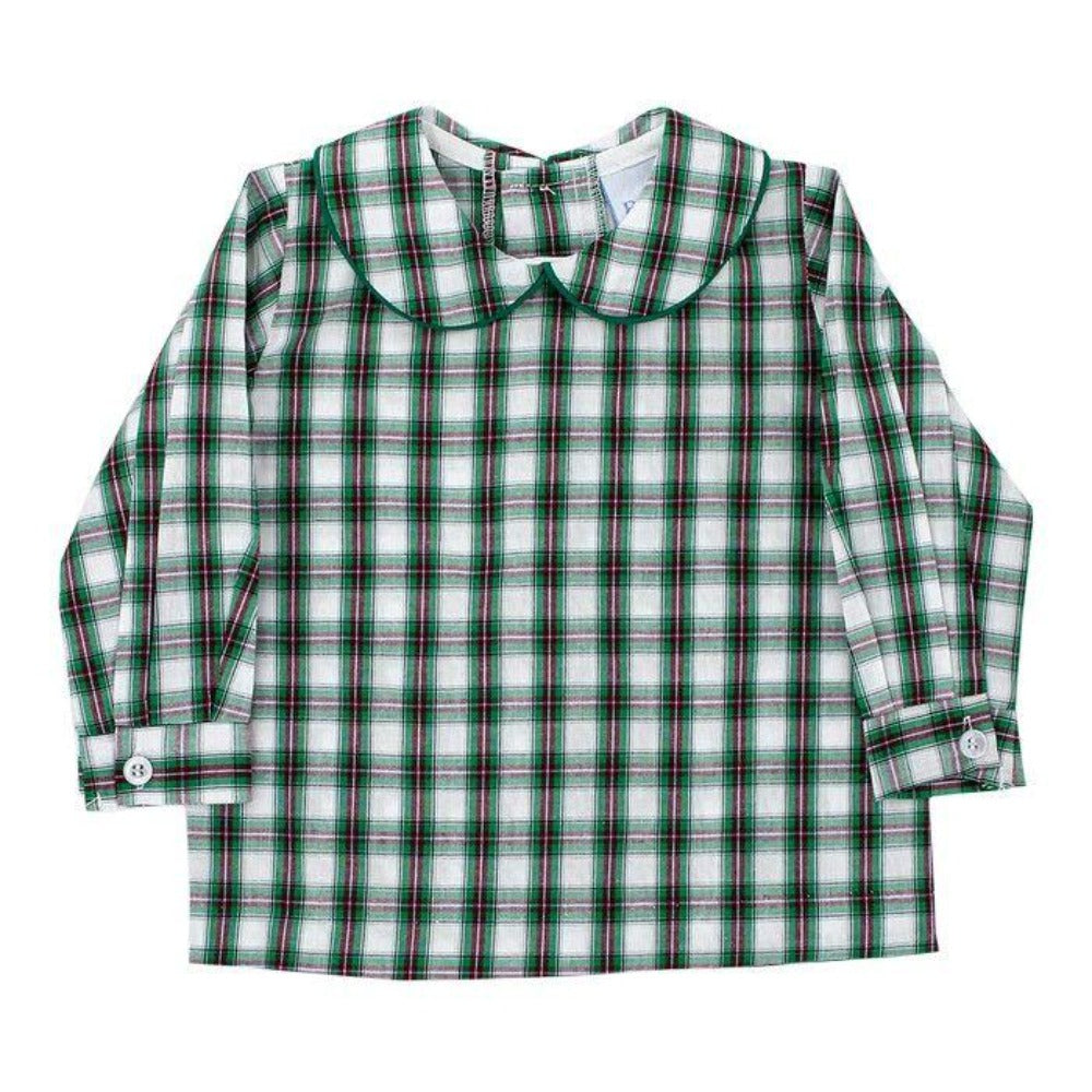 Evergreen Plaid Piped Shirt