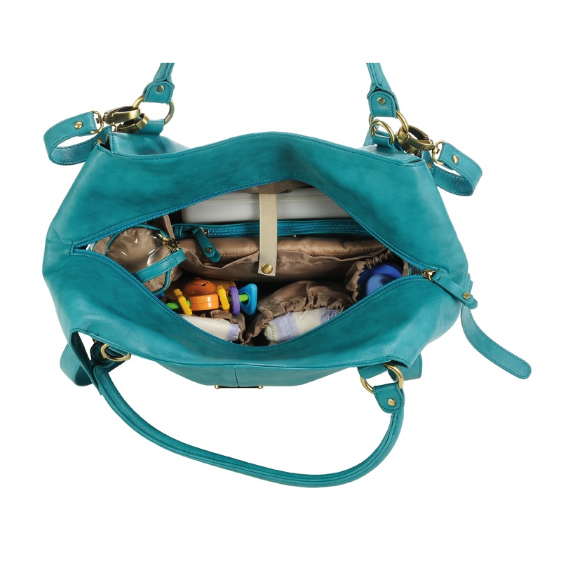 Charlie Diaper Bag, Teal