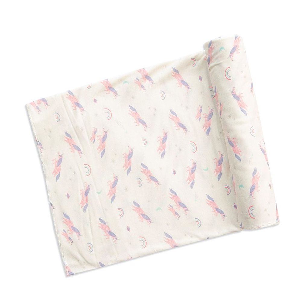 Cosmic Unicorn Swaddle Blanket