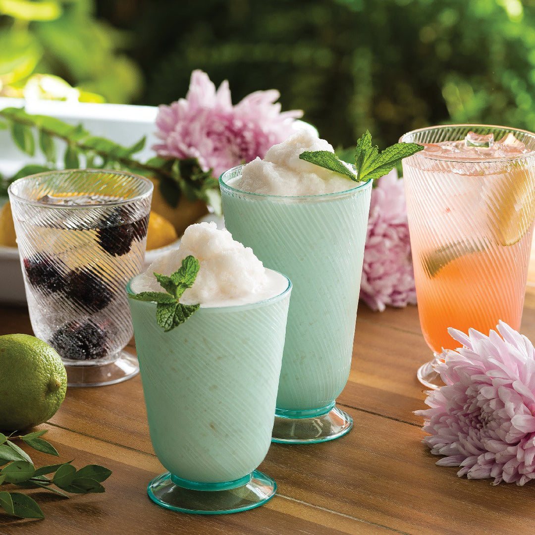 Arabella Acrylic Large Tumbler - Sea Foam