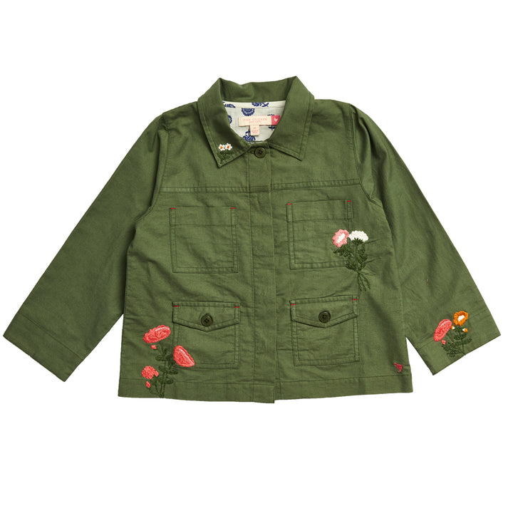 Four Leaf Clover Army Jacket