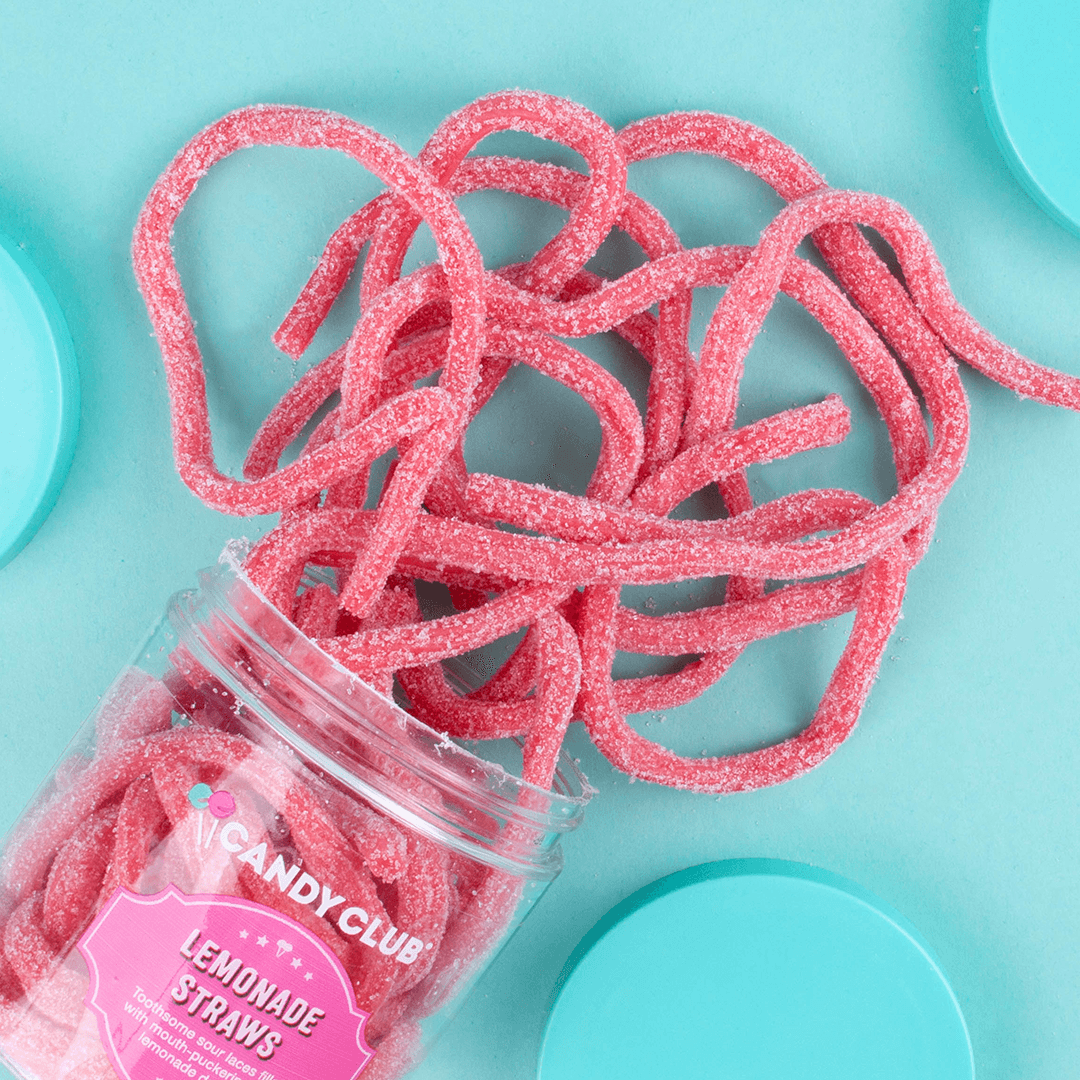 Pink Lemonade Candy Straws