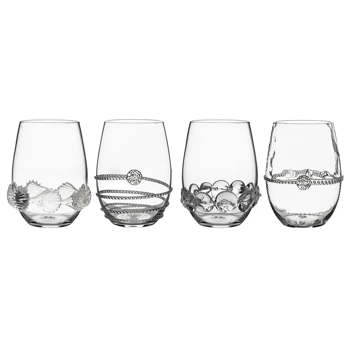 Heritage Stemless Wine Glasses - Set of 4