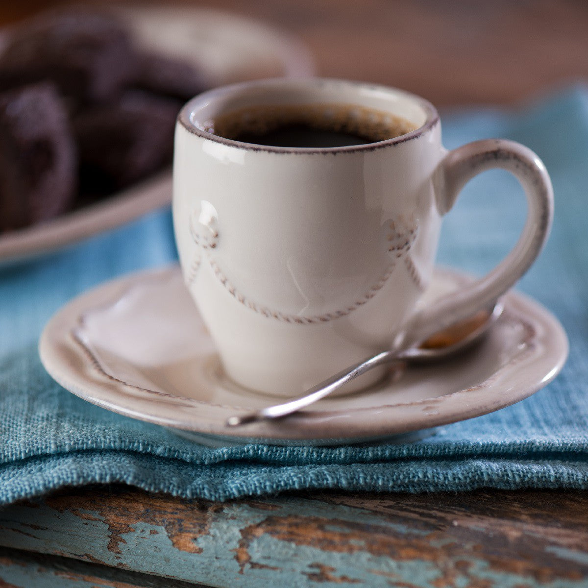 Berry & Thread Whitewash Demitasse Cup