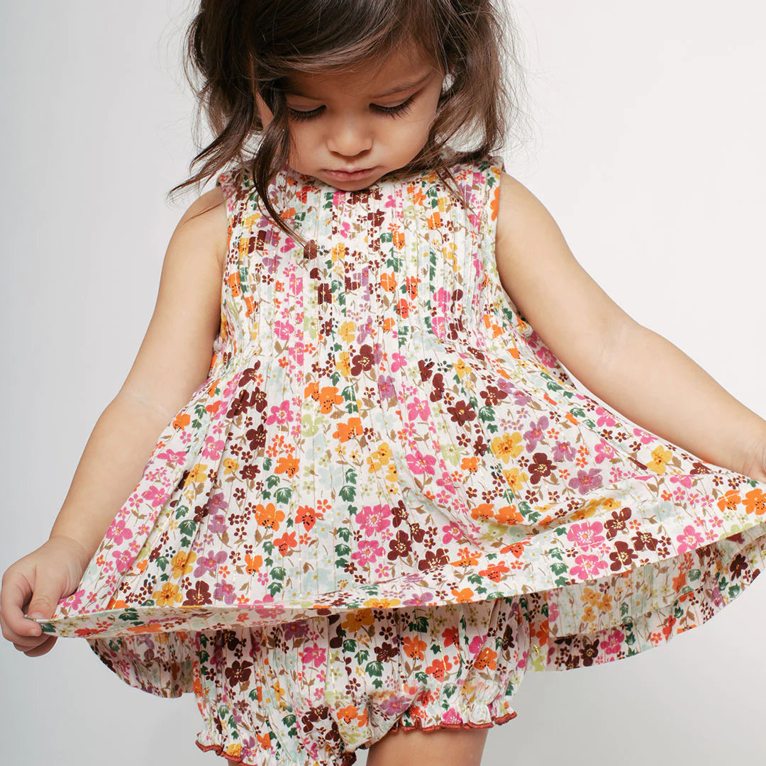 Multi Ditsy Floral Baby Girls Jaipur 2-Piece Set