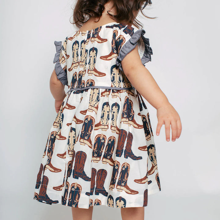 Cowboy Boots Baby Girls Nell Dress Set