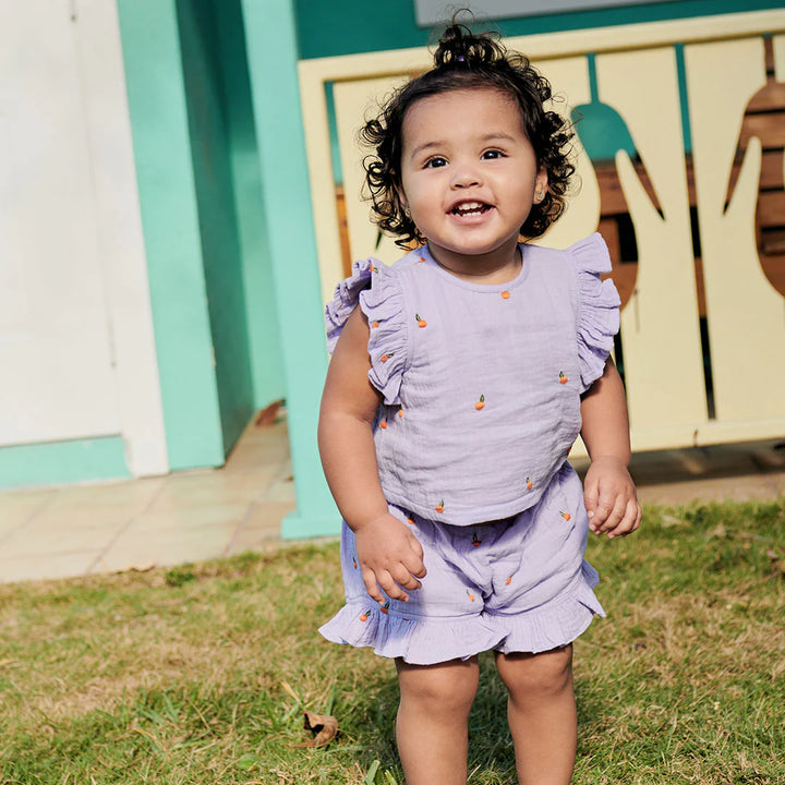 Lavender Oranges Baby & Girls Roey 2-Piece Set