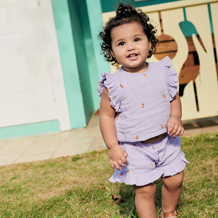 Lavender Oranges Baby & Girls Roey 2-Piece Set