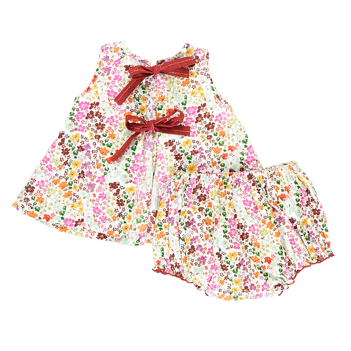 Multi Ditsy Floral Baby Girls Jaipur 2-Piece Set