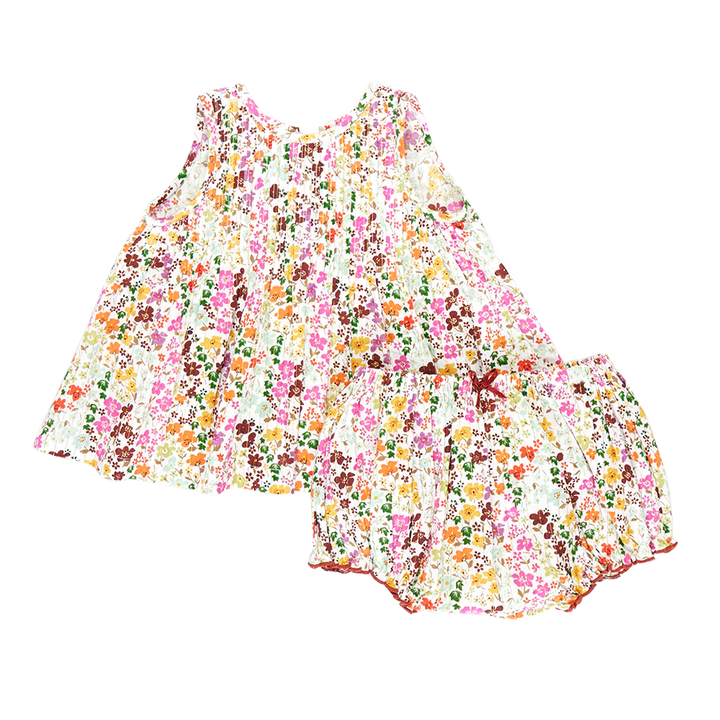 Multi Ditsy Floral Baby Girls Jaipur 2-Piece Set