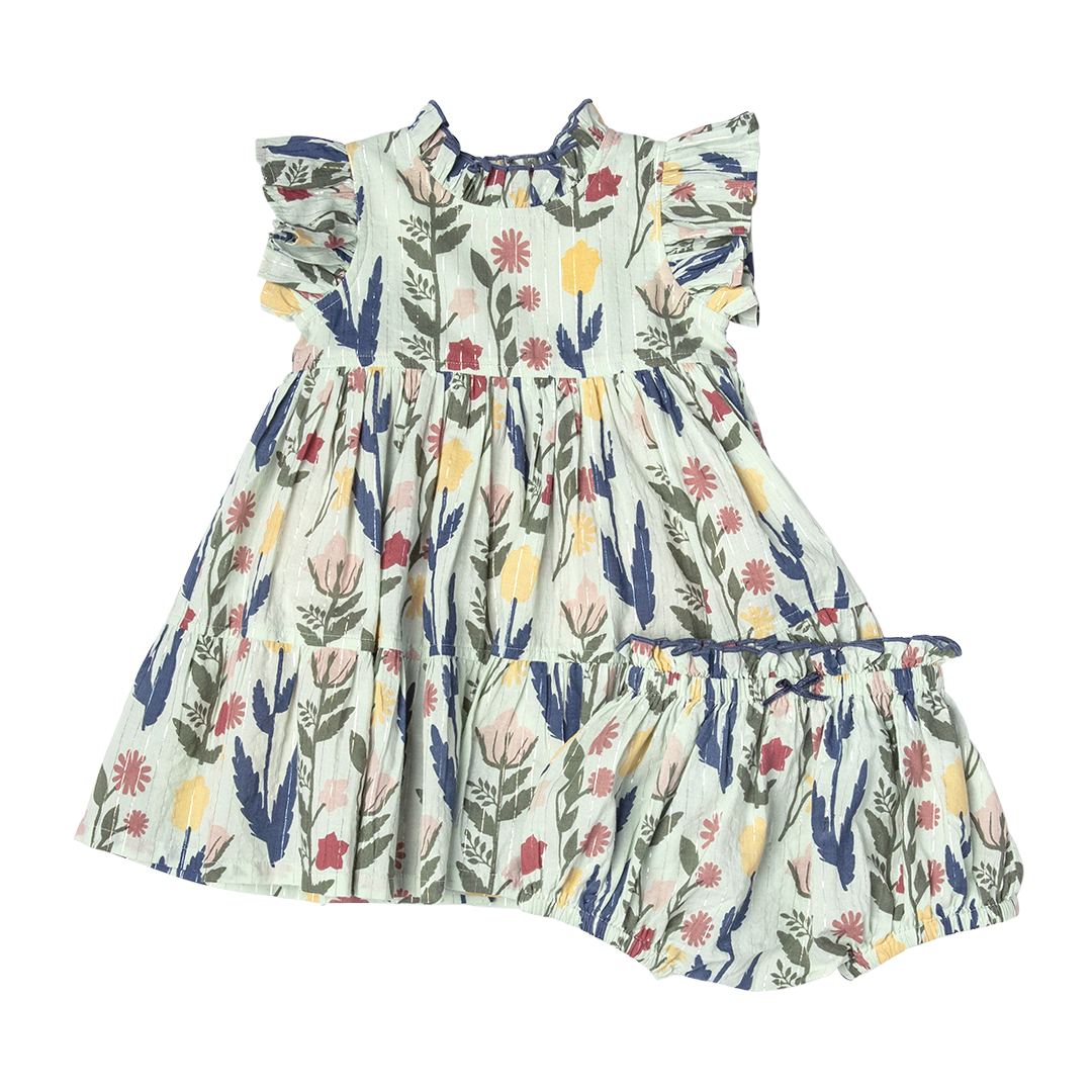Paper Floral Baby Girls Jennifer Dress Set