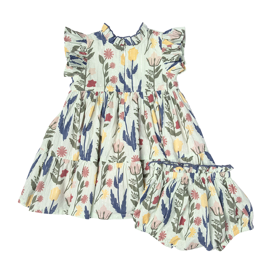 Paper Floral Baby Girls Jennifer Dress Set