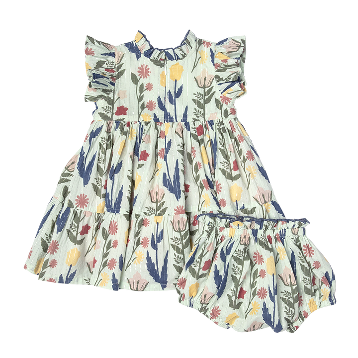 Paper Floral Baby Girls Jennifer Dress Set