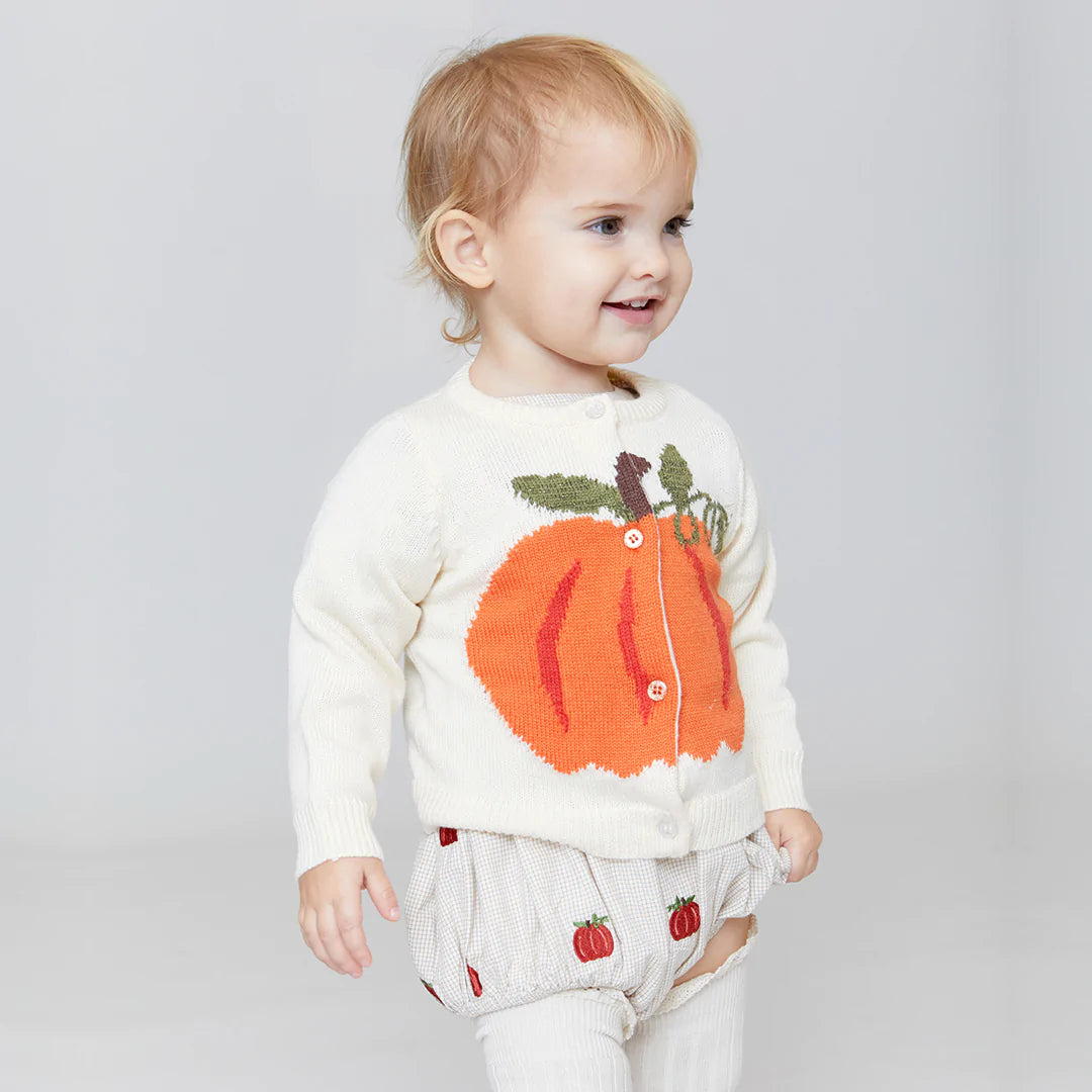 Cream Baby Pia Pumpkin Sweater