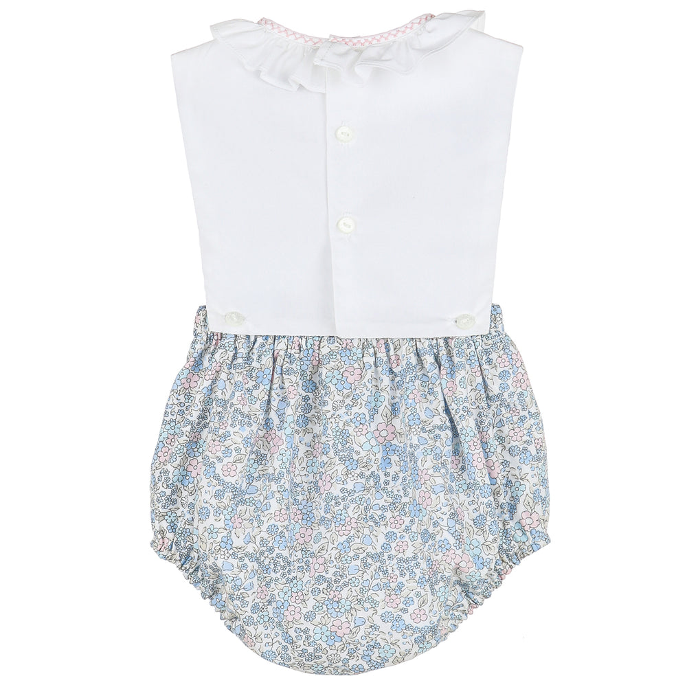 Blue Floral Birdie Bubble