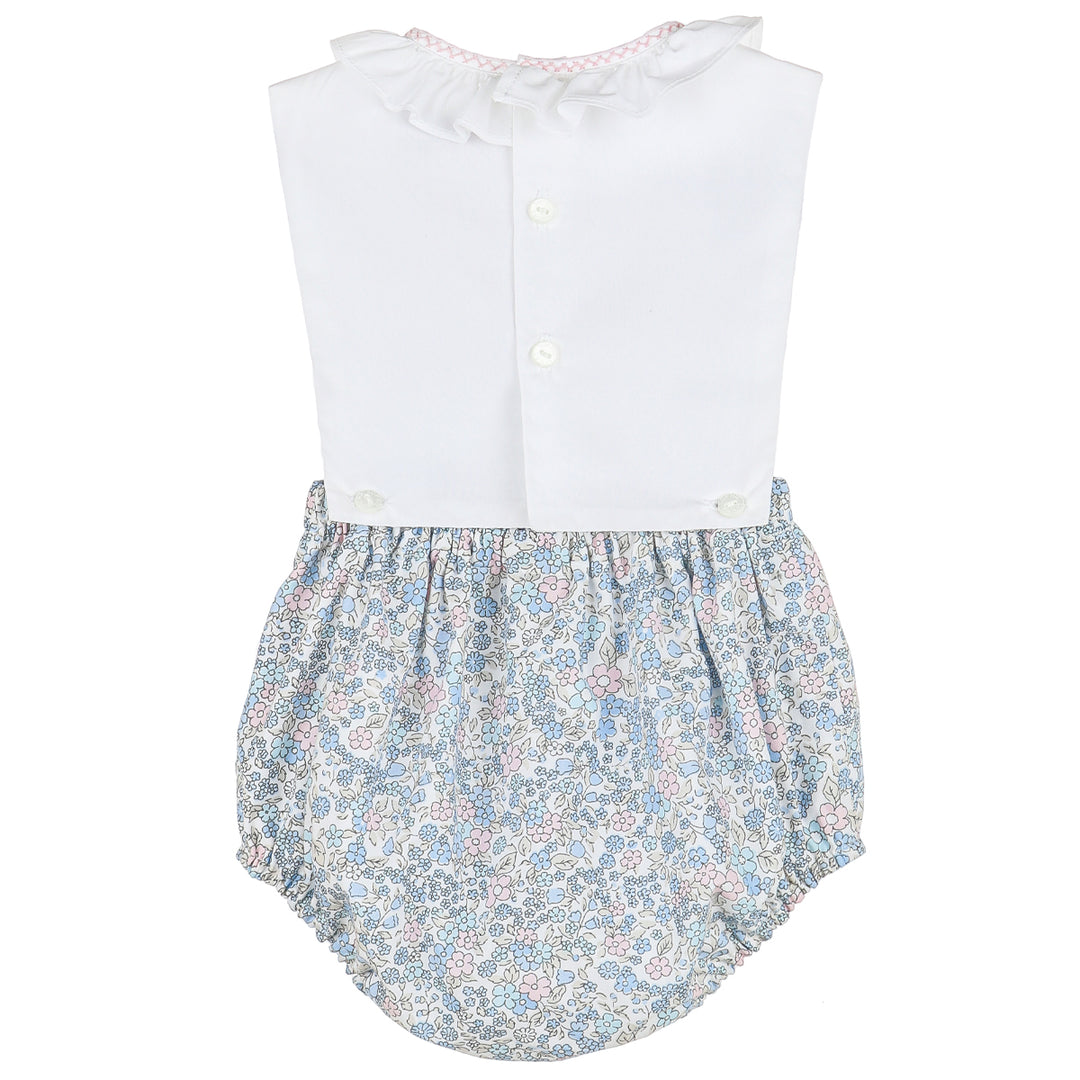 Blue Floral Birdie Bubble
