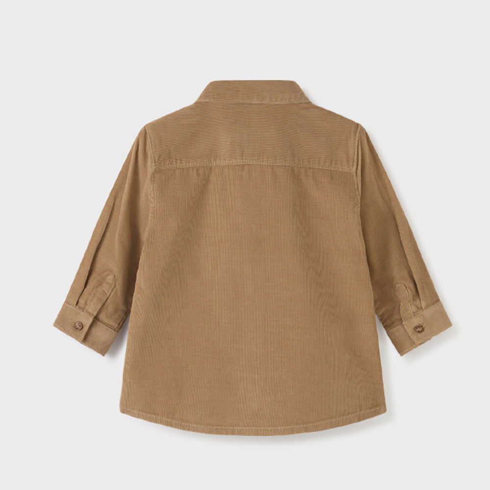 Walnut Long Sleeve Corduroy Button Down