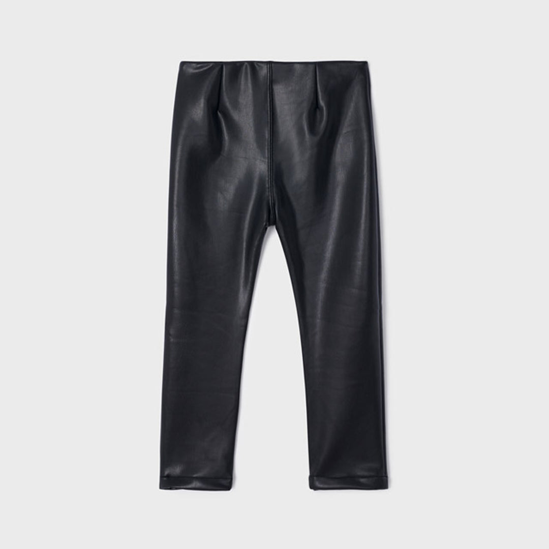 Black Leather Leggings