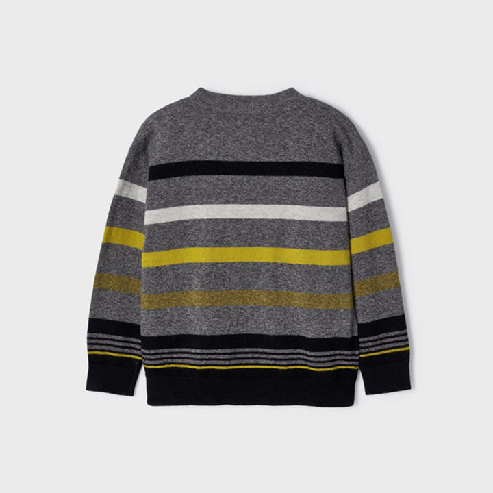 Grey Multi Stripe Sweater