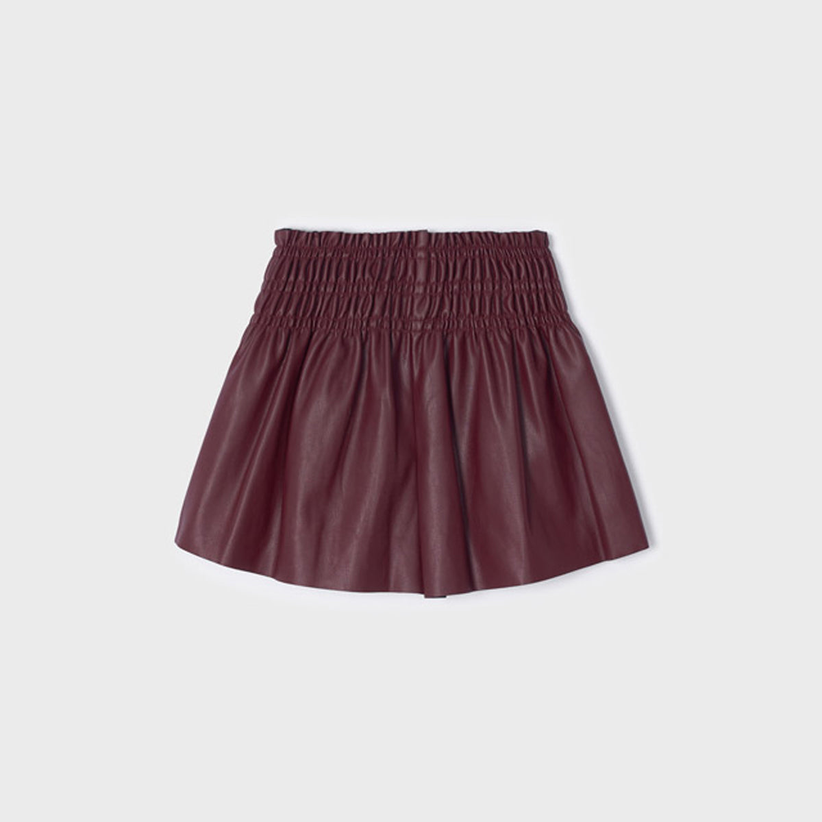 Blackberry Leatherette Skort