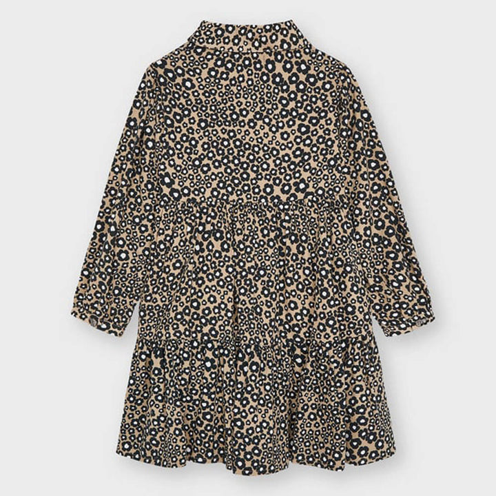 Camel Floral Dress