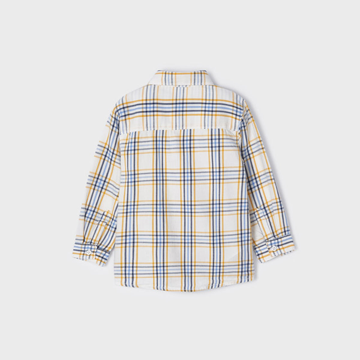 Ecofriends Yellow & Blue Checkered Long Sleeve Shirt