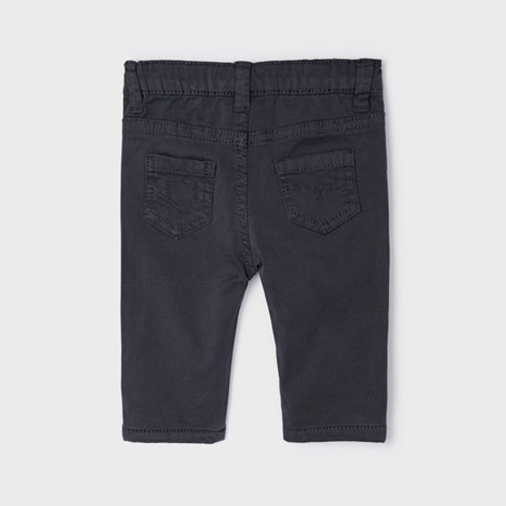 Coal Grey Twill Pant