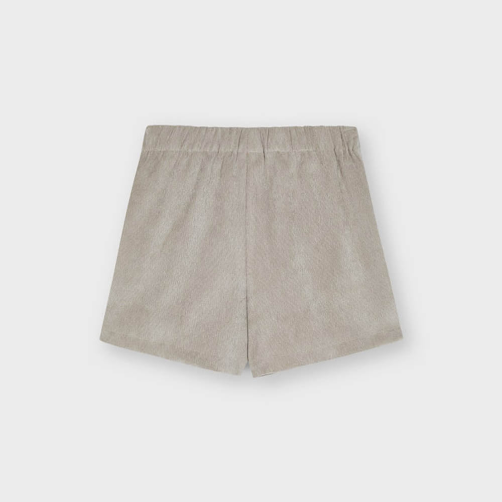 Beige Corduroy Skort