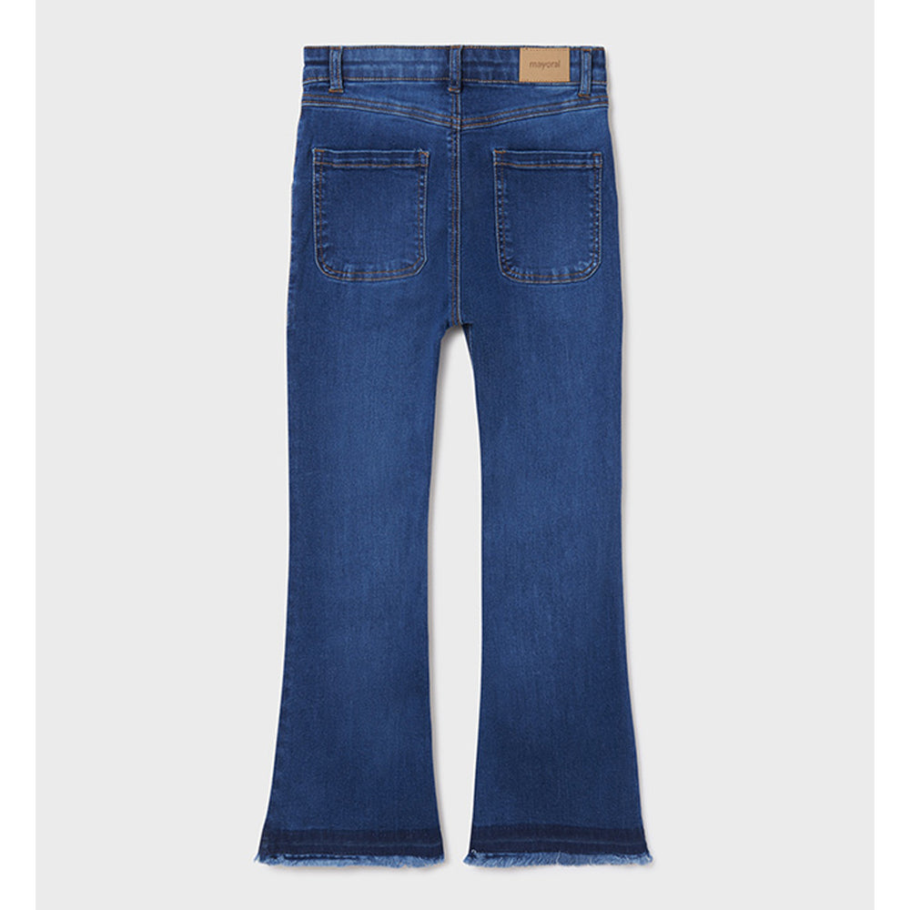 Ecofriends Medium Wash Flared Fit Denim Pant