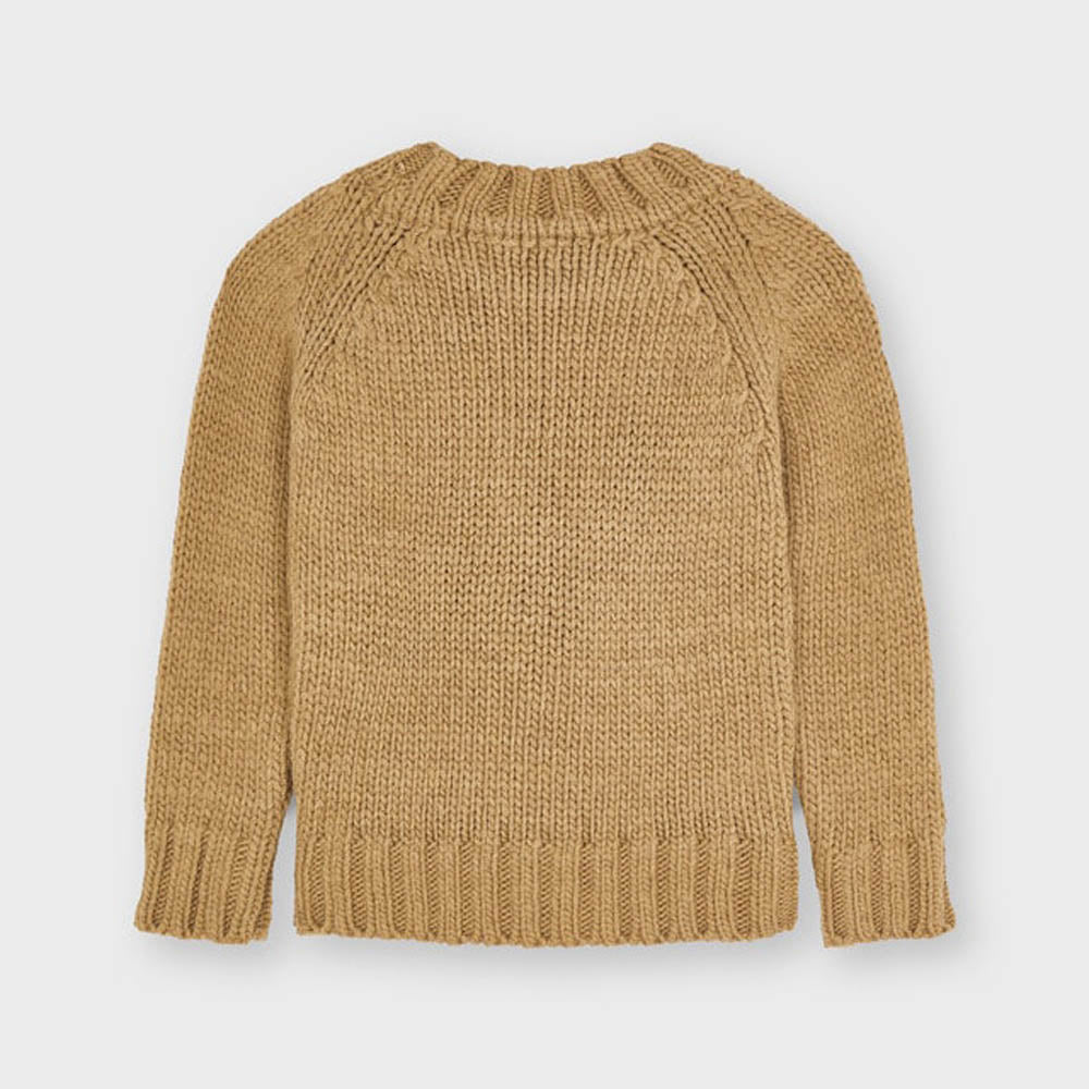 Hazelnut Braided Sweater
