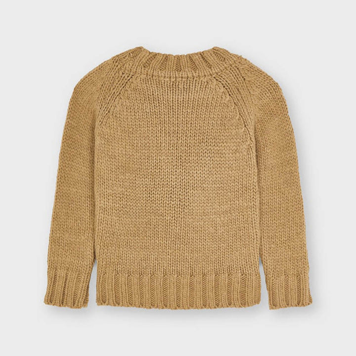 Hazelnut Braided Sweater