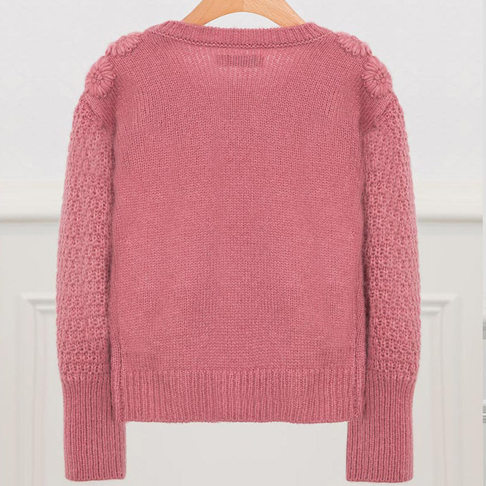 Blush Floral Sweater