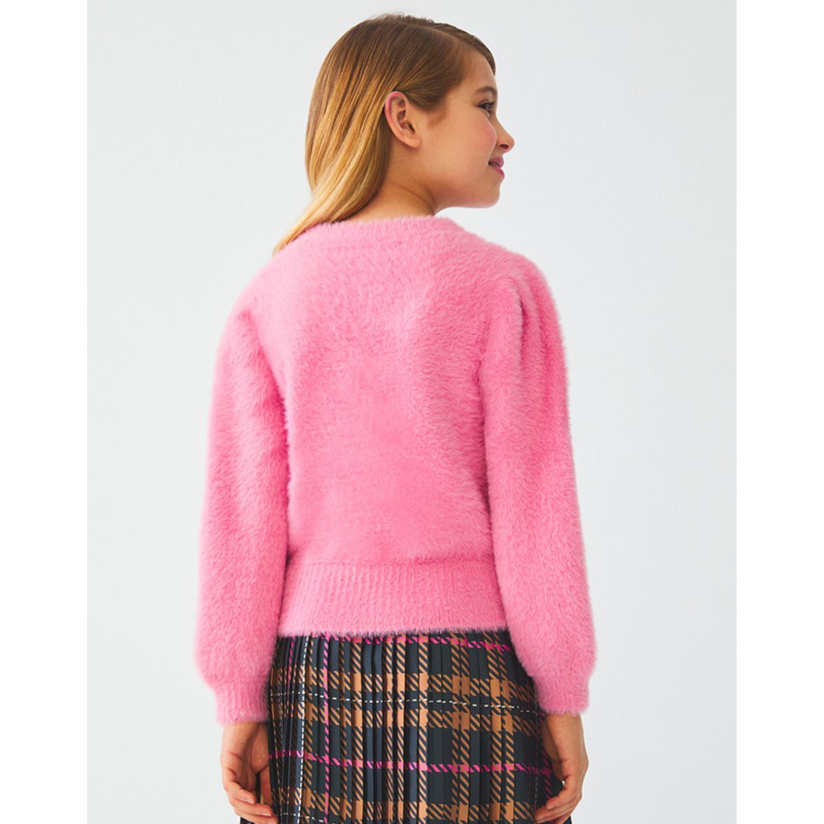 Bubblegum Faux Fur Sweater