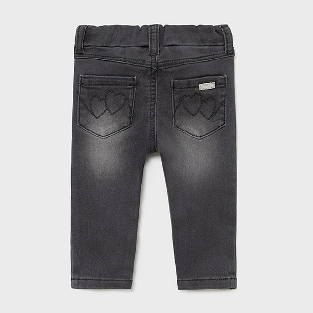 Medium Grey Wash Denim Pant