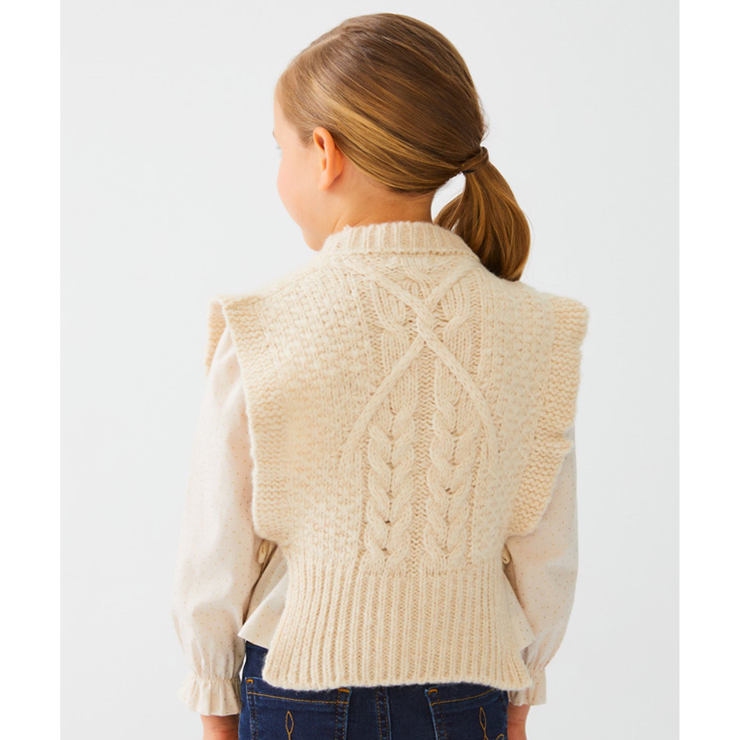 Almond Knit Vest