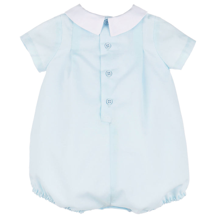 Blue Pintucks & Stitches Bubble