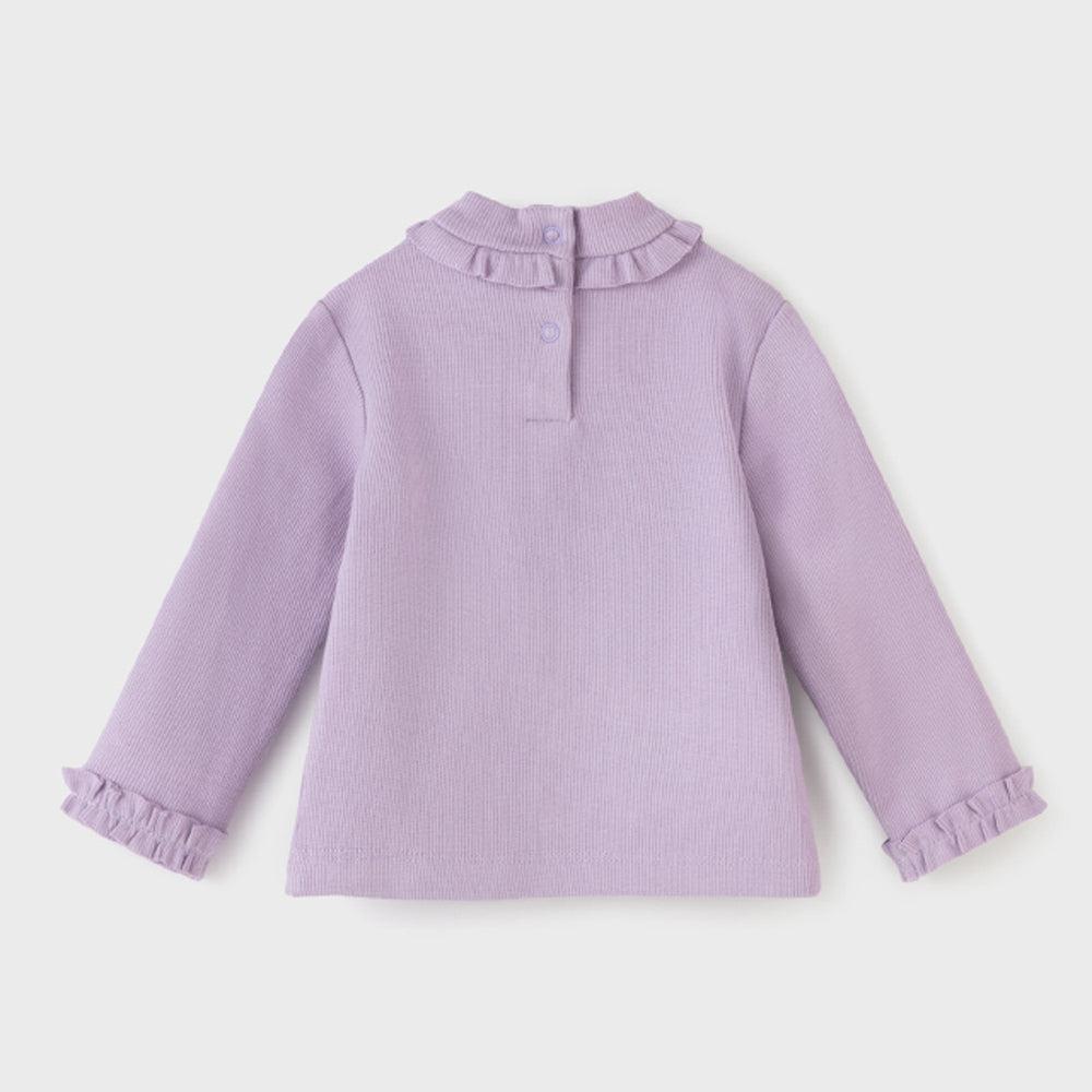 Lilac Mock Neck Sweater