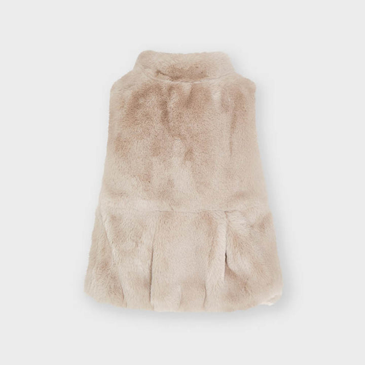 Taupe Fur Vest